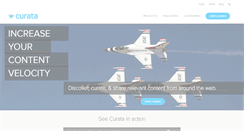 Desktop Screenshot of curata.com
